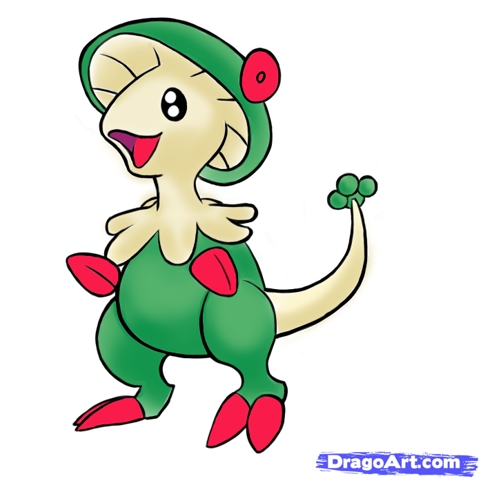700x700 How To Draw Breloom, Pokemon, Step