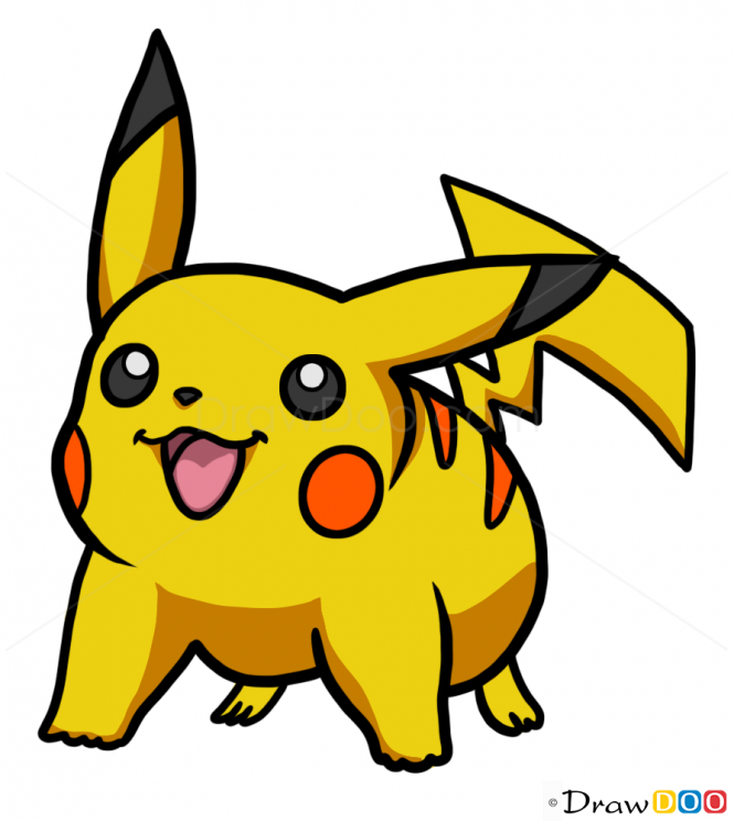 665x744 How To Draw Pikachu, Pokemons Gigs Pretty Stuff