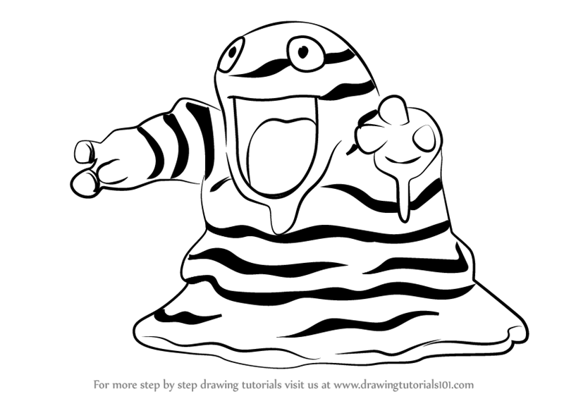 800x566 Learn How To Draw Grimer From Pokemon Go