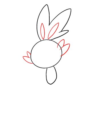 340x405 How To Draw Scorbunny Pokemon