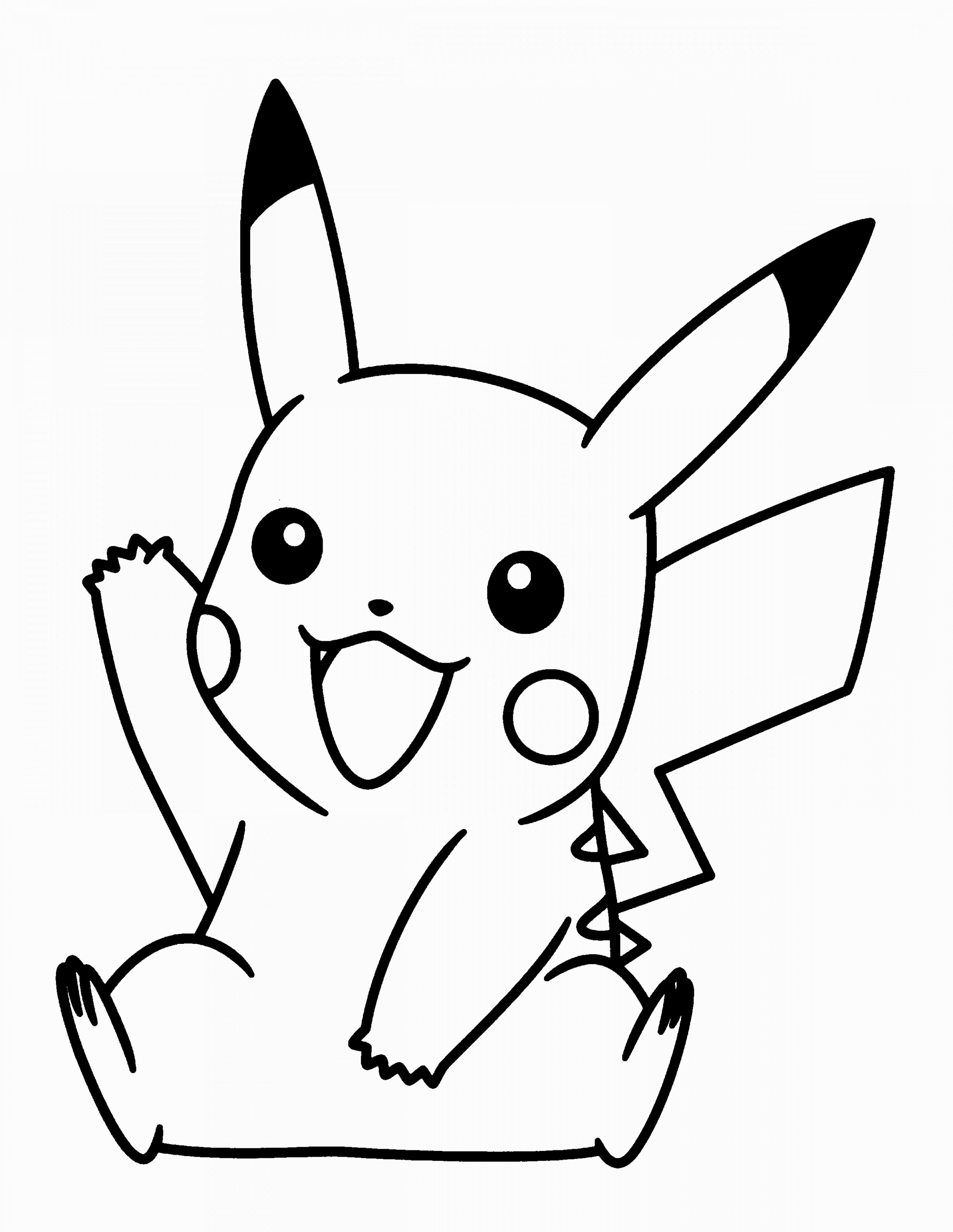 3456x4464 Innovational Ideas Pikachu Outline Free Vector Graphic Pokemon Go
