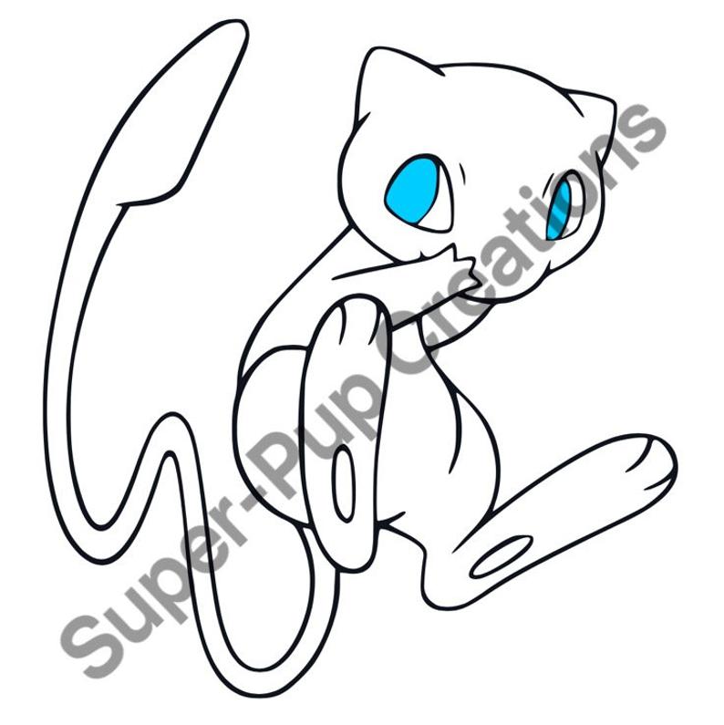 794x795 Inspired Mew Png Dxf Etsy