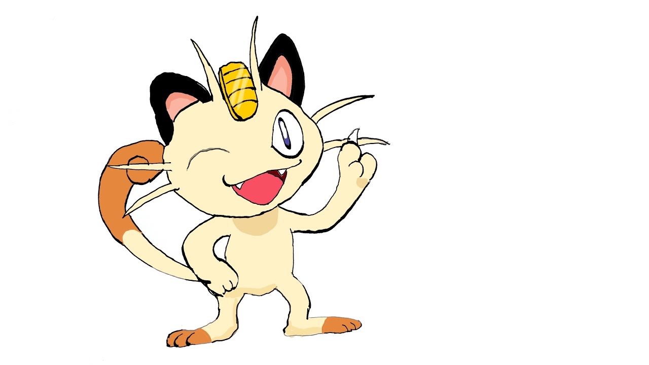 1280x720 How To Draw Meowth