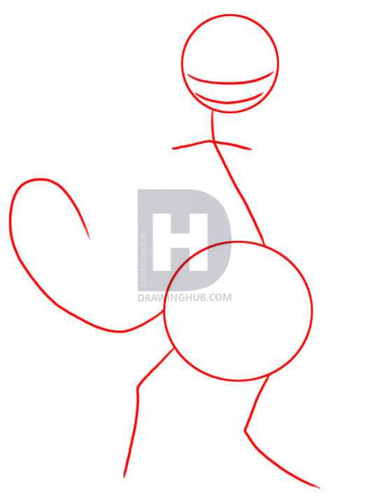 536x720 How To Draw Mewtwo, Step