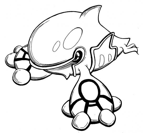 600x557 Legendary Pokemon Coloring Pages Kyogre Pokemon Primal Kyogre