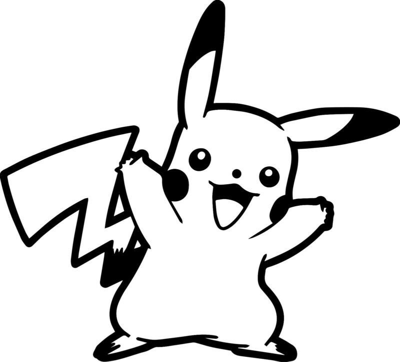 800x725 Pokemon Clipart Black And White Clip Art Images