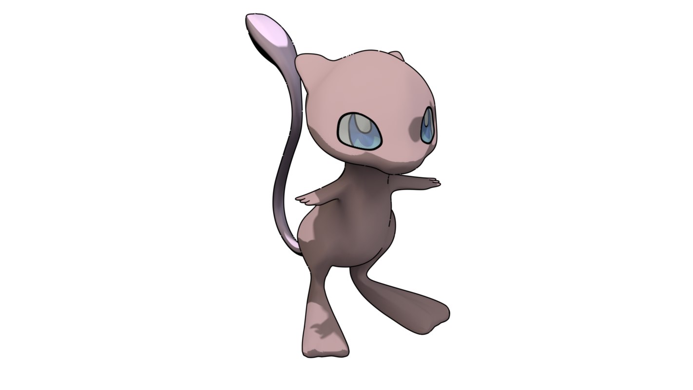 1422x800 free obj mode pokemon mew