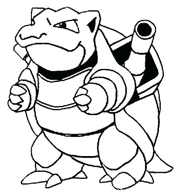 600x639 How To Draw Pokemon Blastoise How To Draw From Art For Kids Hub