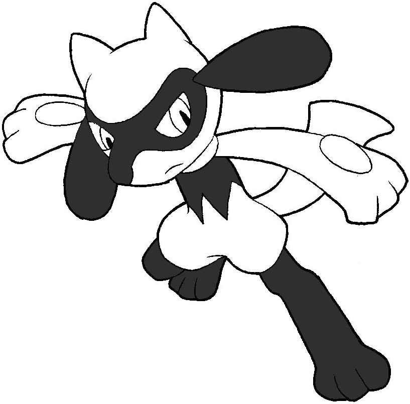 817x805 How To Draw Riolu From With Easy Step