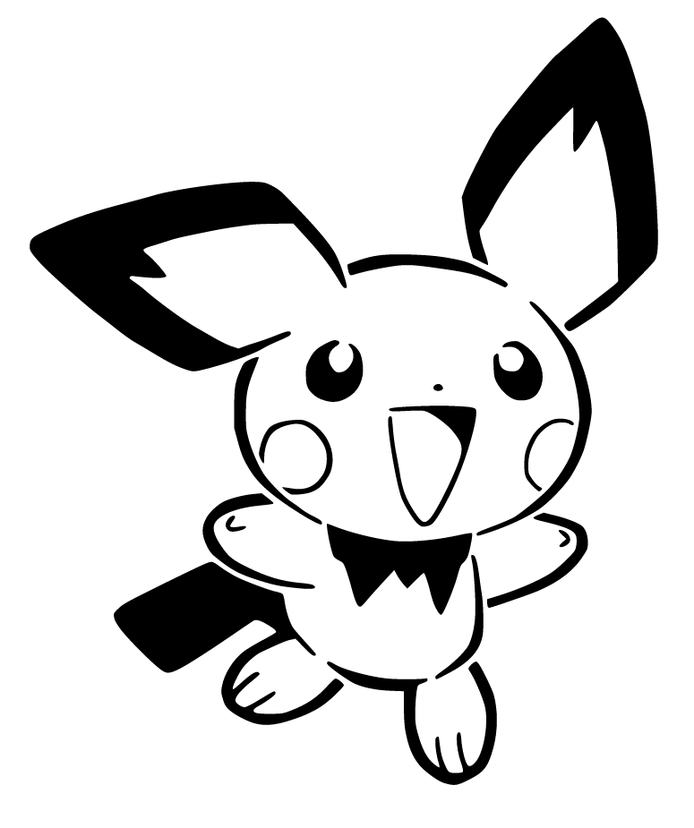775x925 Pikachu, Drawing, White, Transparent Png Image Clipart Free Download