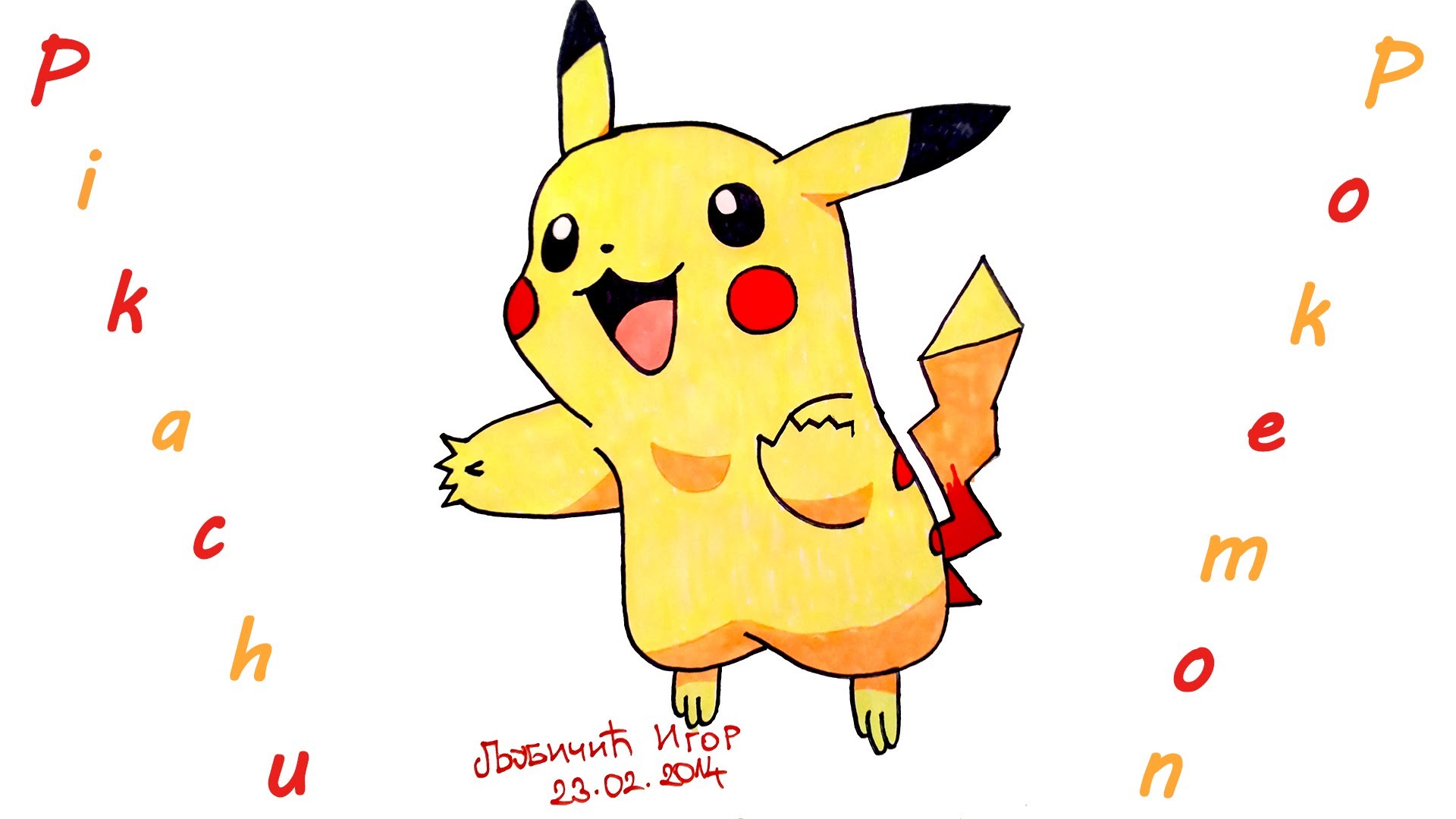 1920x1080 Diy How To Draw Pokemon Characters Easypikachu, Draw Easy Stuff