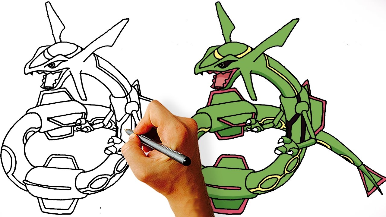 1280x720 How To Draw Rayquaza