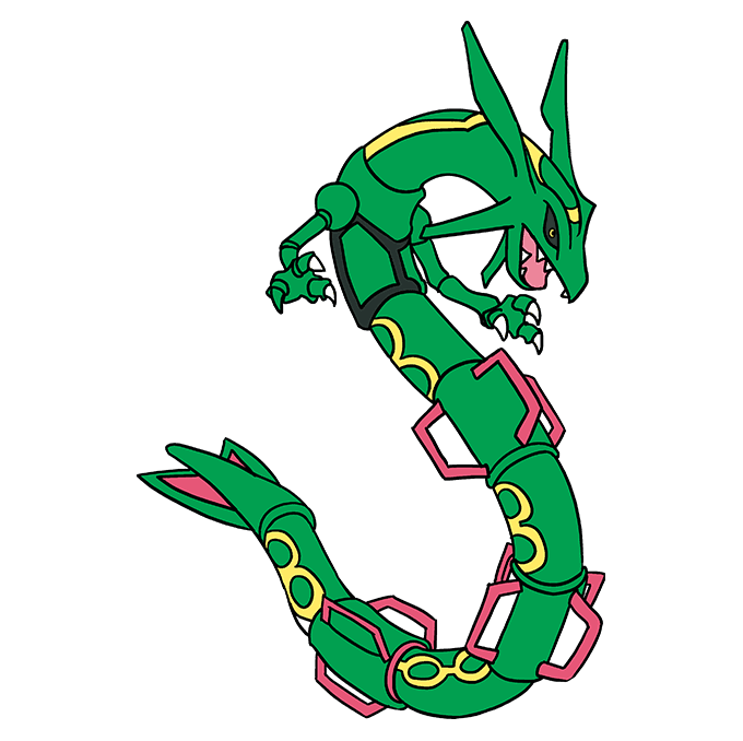 Pokemon Rayquaza Drawing | Free download on ClipArtMag