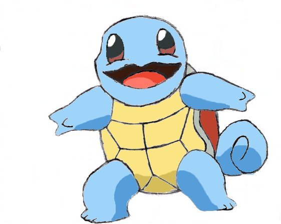 561x447 How To Draw Pokemon Squirtle