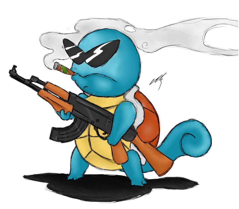 991x867 My Badass Squirtle Drawing Amino