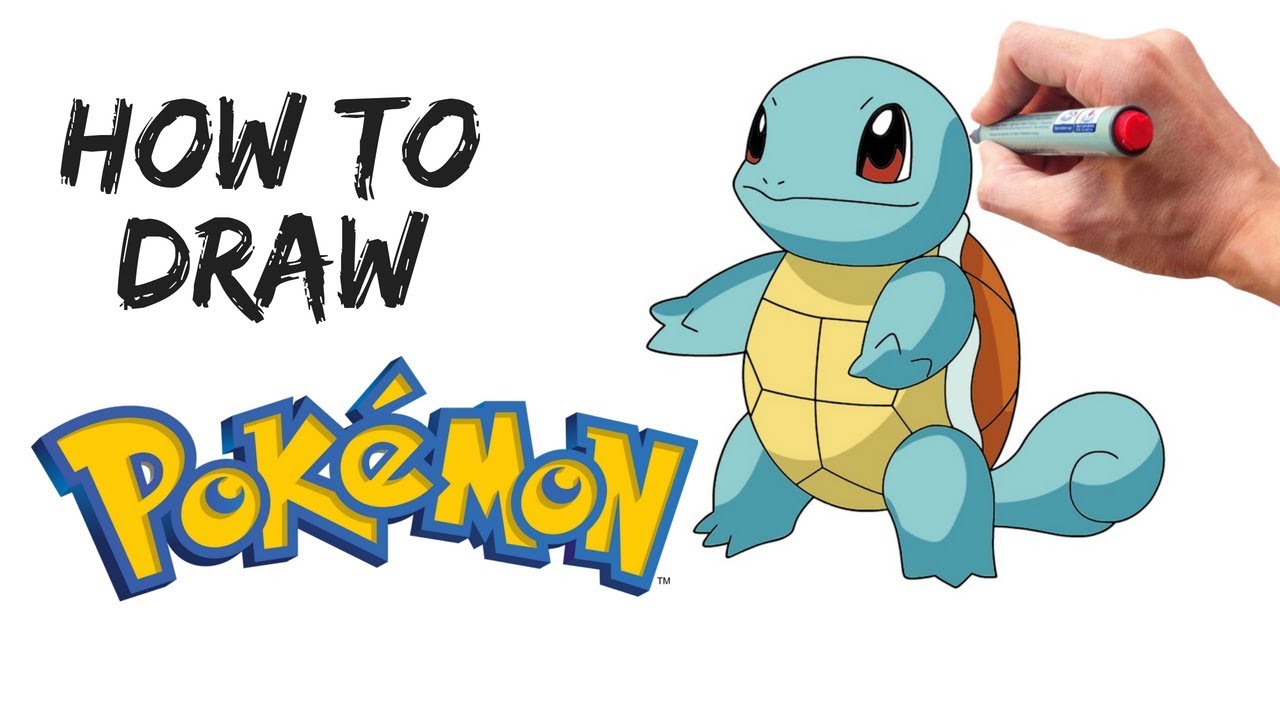 1280x720 Cartooning Kids How To Draw Squirtle Pokemon