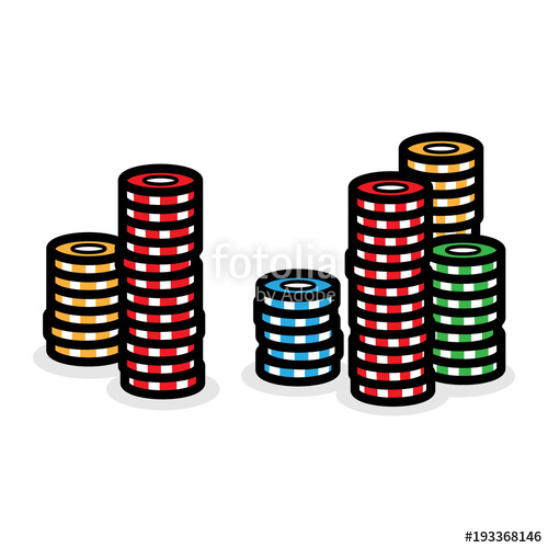 500x500 Cartoon Poker Chips Stock Image And Royalty Free Vector