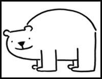 200x155 How To Draw Bears Drawing Tutorials Drawing How To Draw