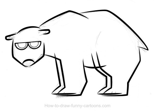 500x360 Polar Bear Drawings