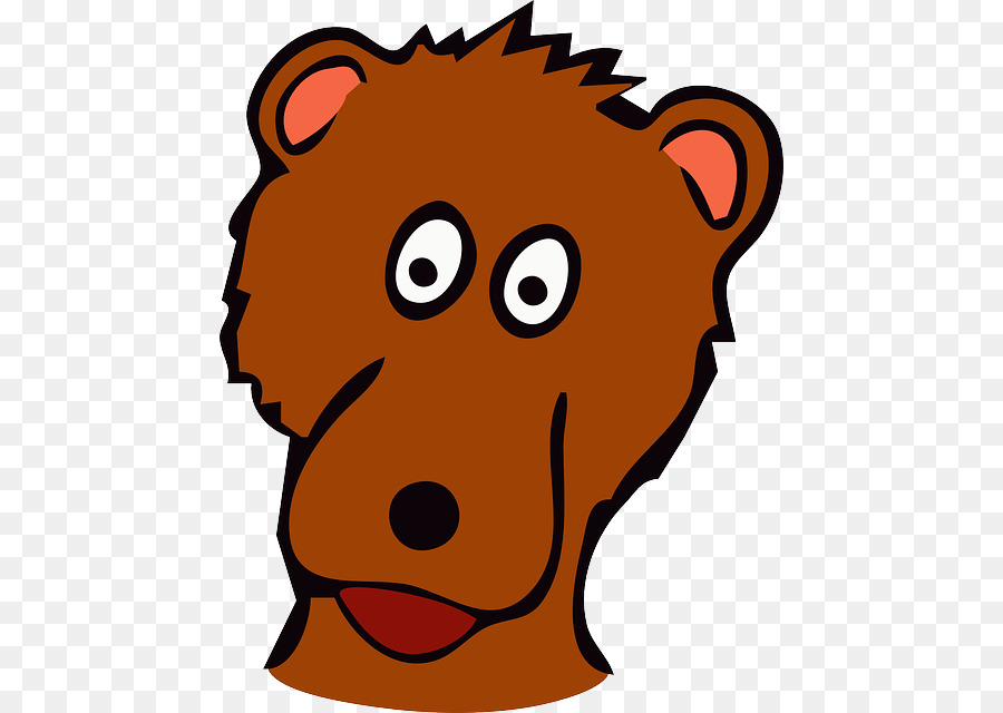 900x640 Bear, Cartoon, Drawing, Transparent Png Image Clipart Free Download