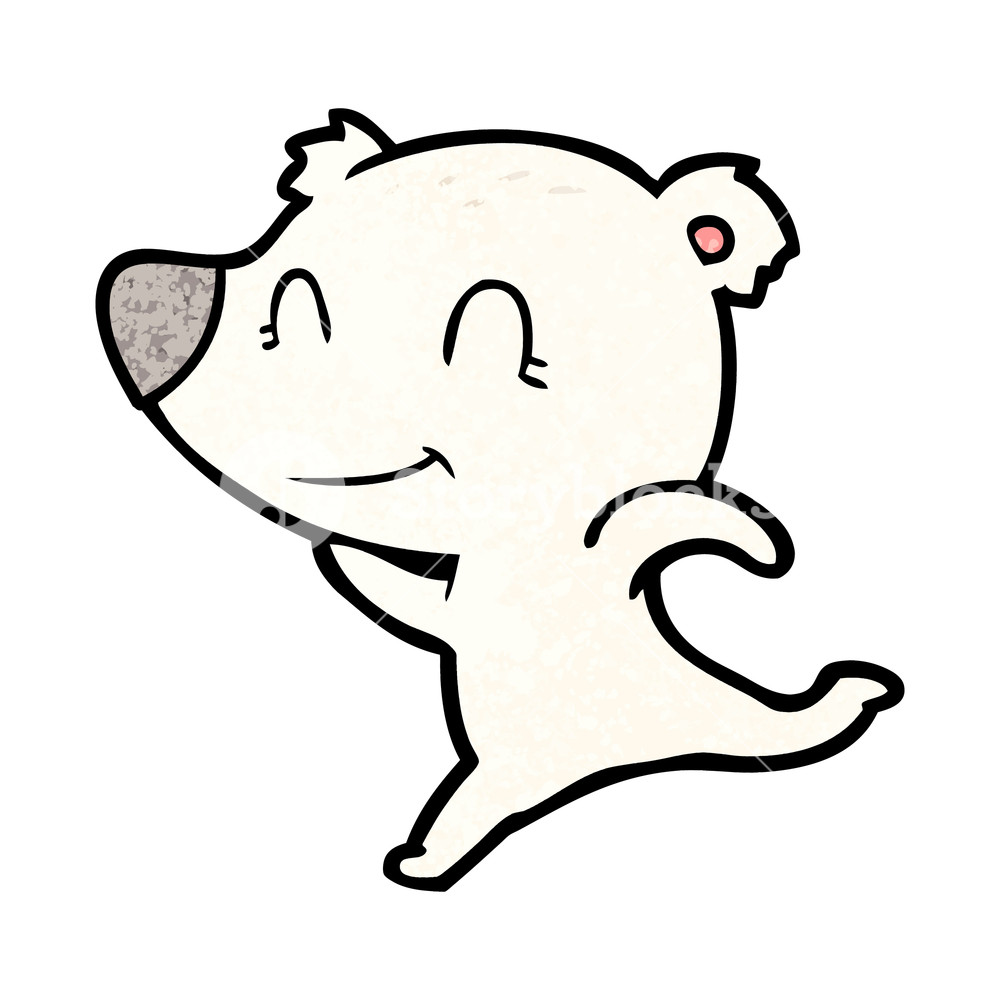 1000x1000 Polar Bear Cartoon Royalty Free Stock Image