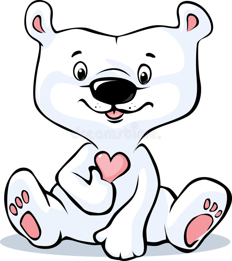 Polar Bear Cub Drawing | Free download on ClipArtMag