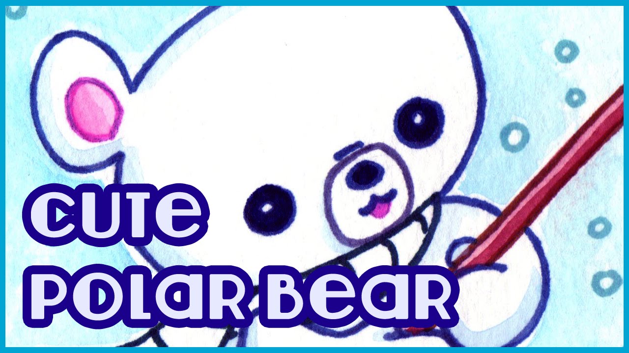 1280x720 How To Draw A Cute Polar Bear