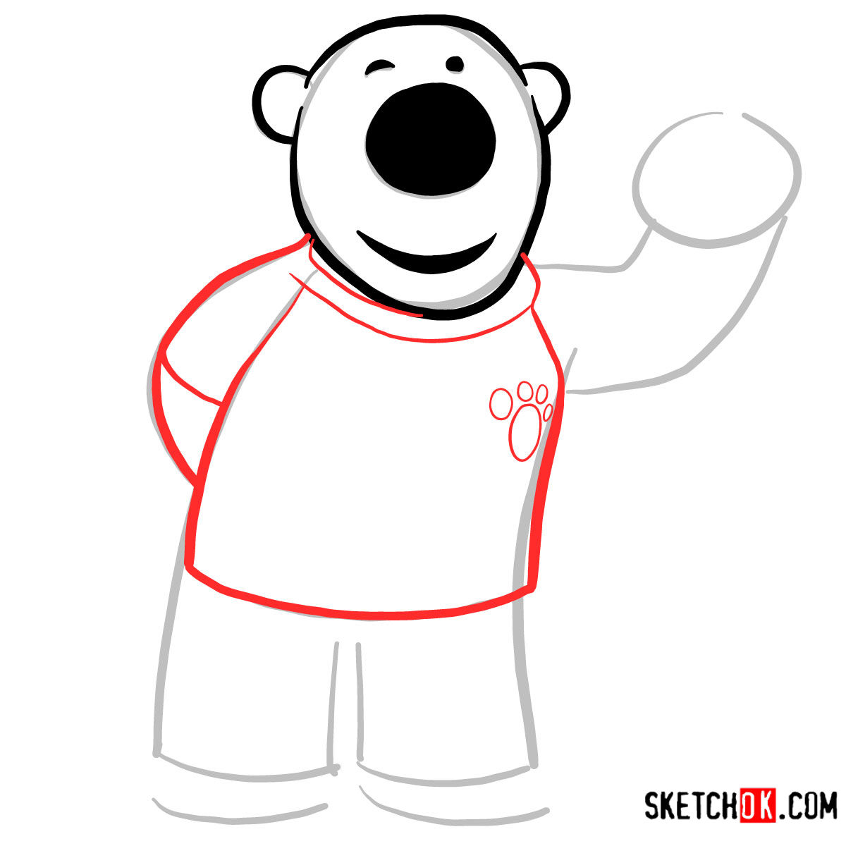 1200x1200 How To Draw Poby The Polar Bear Pororo