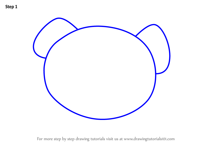 848x602 Learn How To Draw A Polar Bear Face For Kids