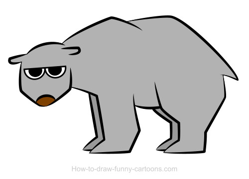 500x360 Polar Bear Drawings