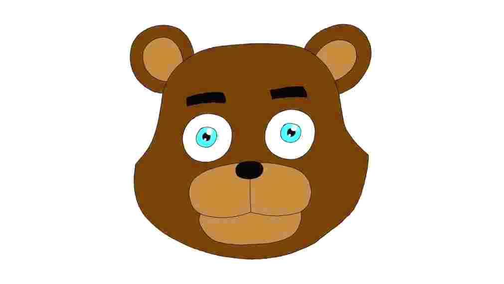 1011x569 How To Draw A Cartoon Bear Face Bear Face Drawing Cute Bear