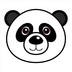 250x250 Polar Bear Face Drawing Mask Brown Line Cute Realistic I Fertility