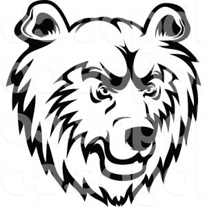 300x300 Photostock Vector Polar Bear Head Sketch Graphic Design Sohadacouri