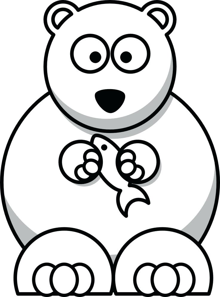 736x993 Polar Bear Clipart Head