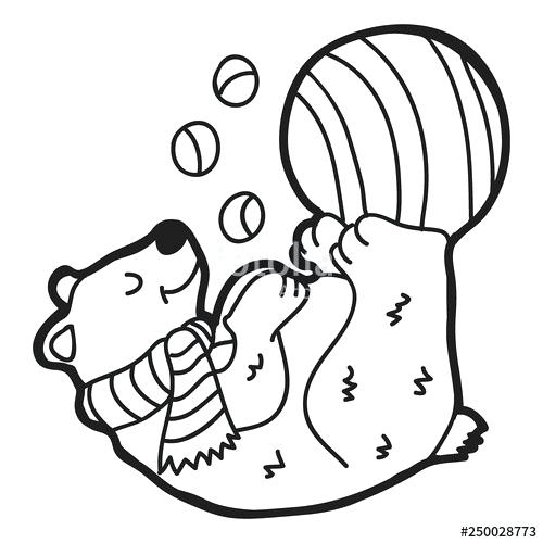 500x500 Polar Bear Drawing For Kids Polar Bear Drawing For Kids