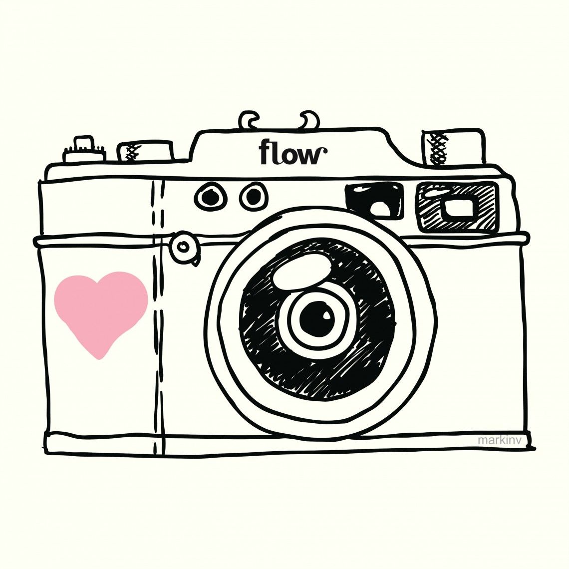 Polaroid Camera Drawing Free Download On Clipartmag