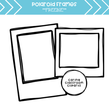 350x350 Polaroid Frames Clipart Freebie