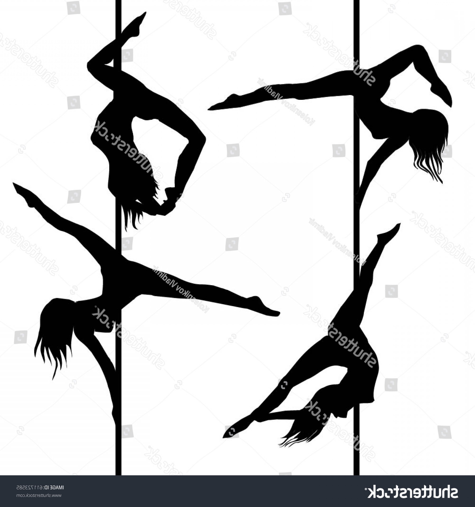 1800x1920 Pole Dance Silhouette Vector Illustration Soidergi