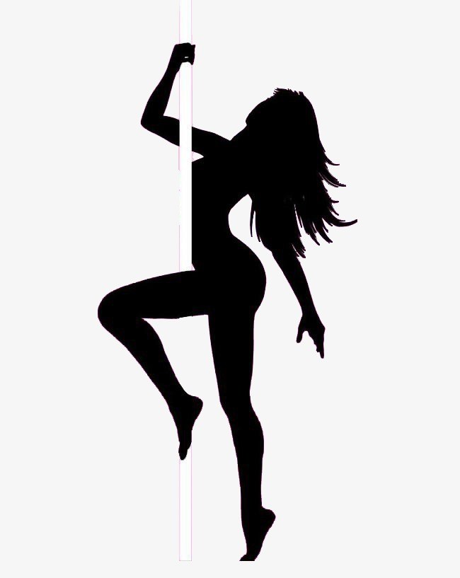 Pole Dancer Drawing Free download on ClipArtMag