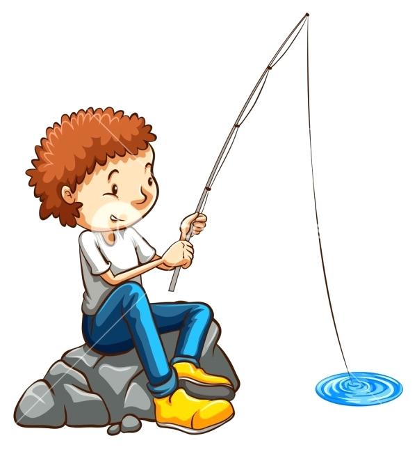 600x662 Fishing Pole Drawing