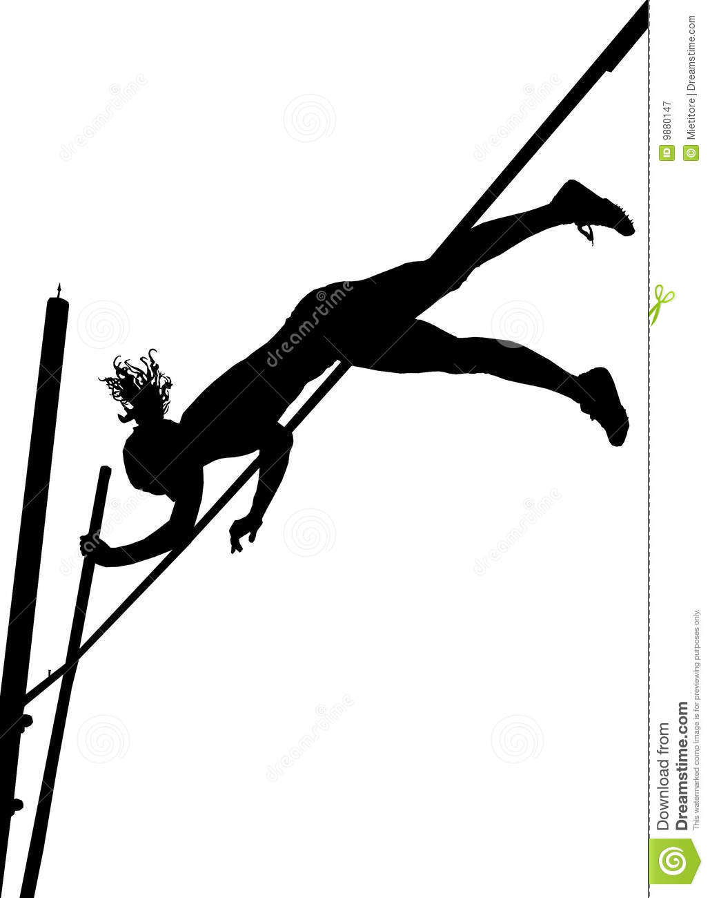 1029x1300 Huge Collection Of 'pole Vaulter Silhouette' Download More Than