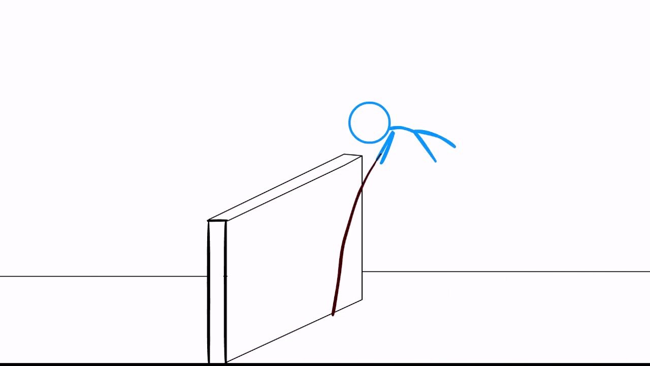 1280x720 Stick Figure Pole Vault Flash Animation