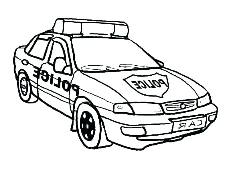800x649 Police Car Coloring Pages For Preschoolers Cop Car Coloring Pages