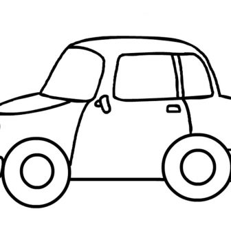 336x336 Police Car Drawing For Kid Easy Step