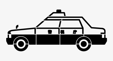 364x198 police line drawing, line vector, police car, line drawing png