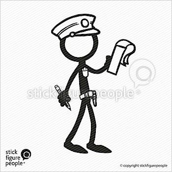 350x350 Stick Figure Police Crafts With Silhouette Stick Figures