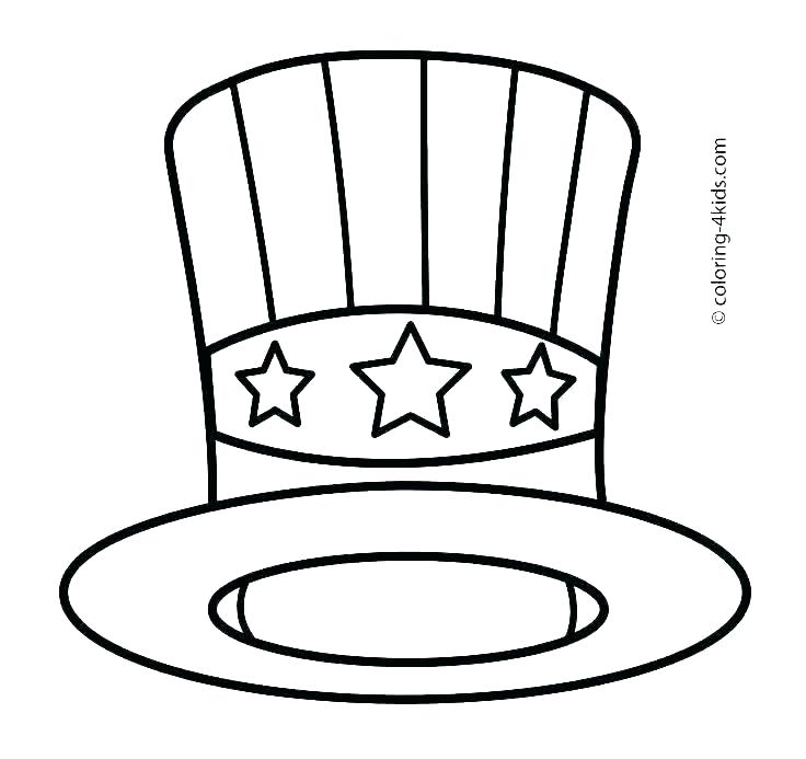 736x693 Scarecrow Hat Coloring