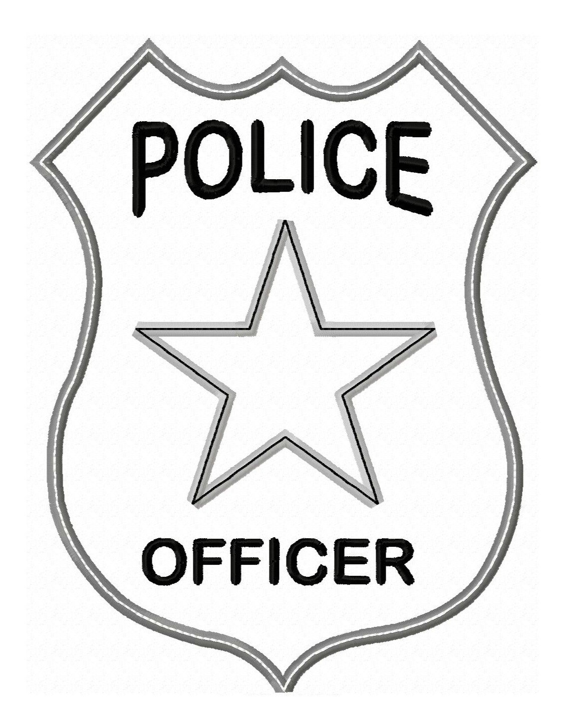 1130x1442 Police Badge Clipart In Drawings Of Badges