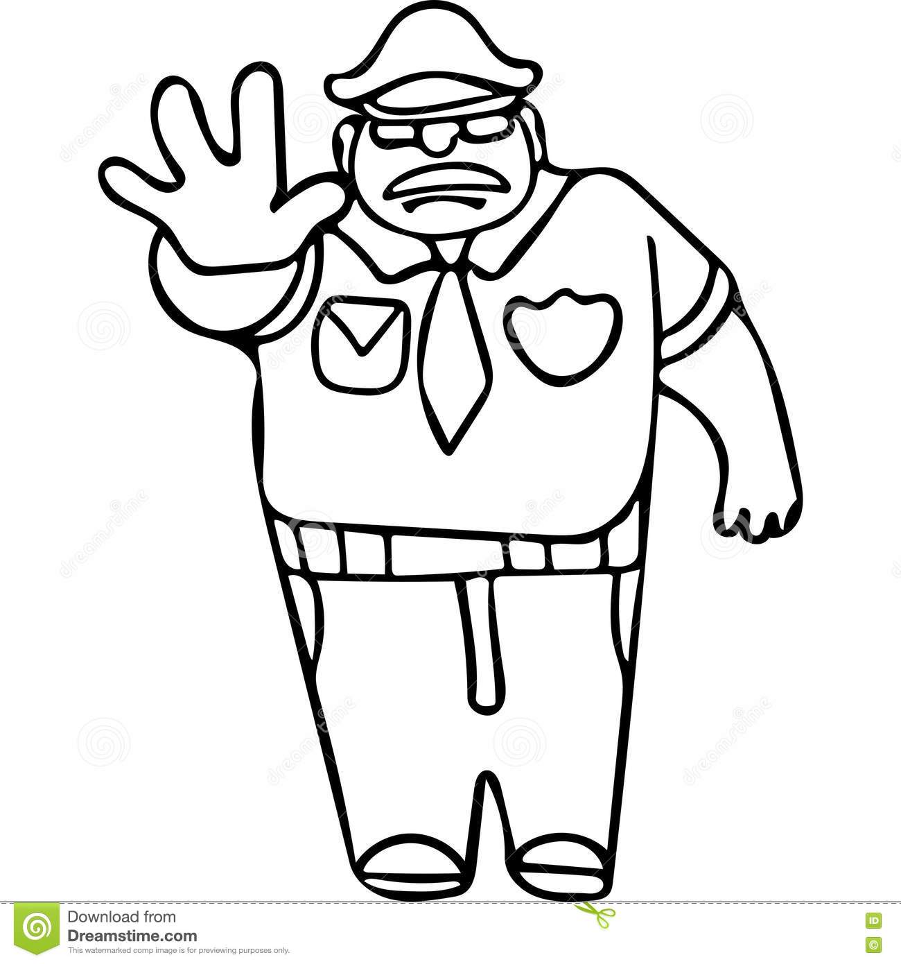 1300x1390 Police Officer Coloring Pages Drawing At Getdrawings Com Free