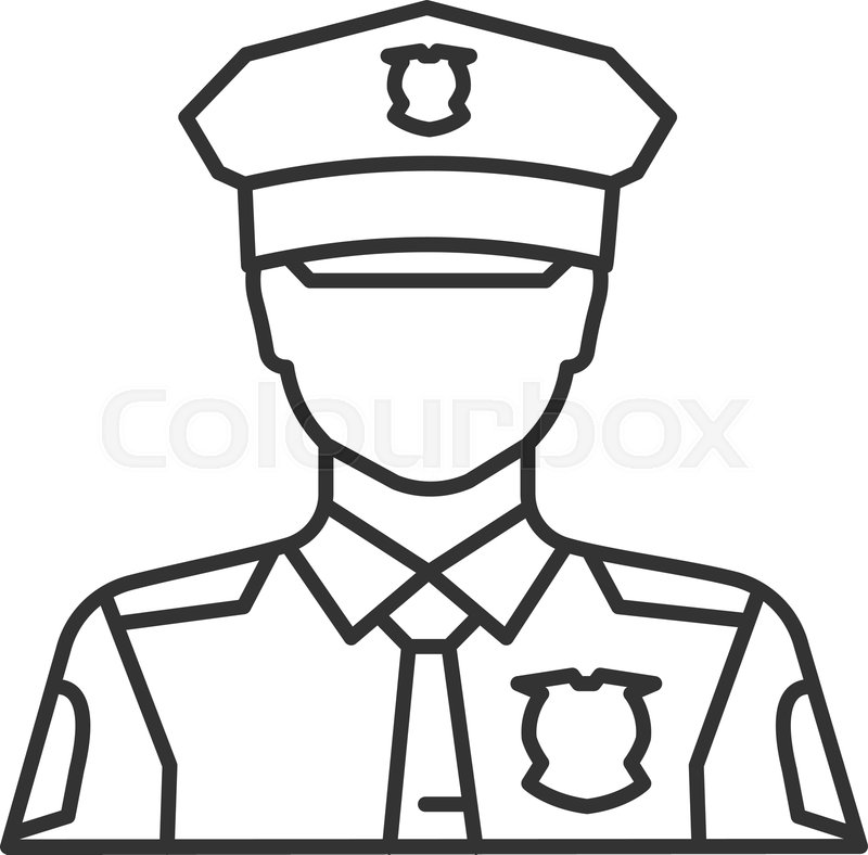 Police Officer Drawing | Free download on ClipArtMag
